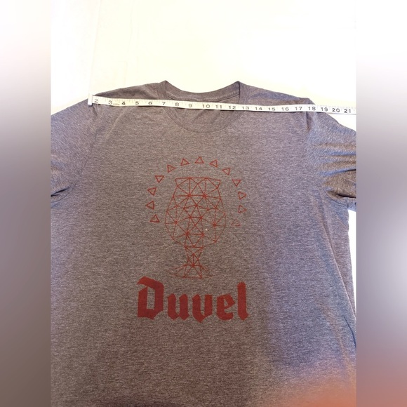 Vintage Duvel Brewing Co. T-Shirt by Normal Human – Heather Grey | Size L - Picture 5 of 8